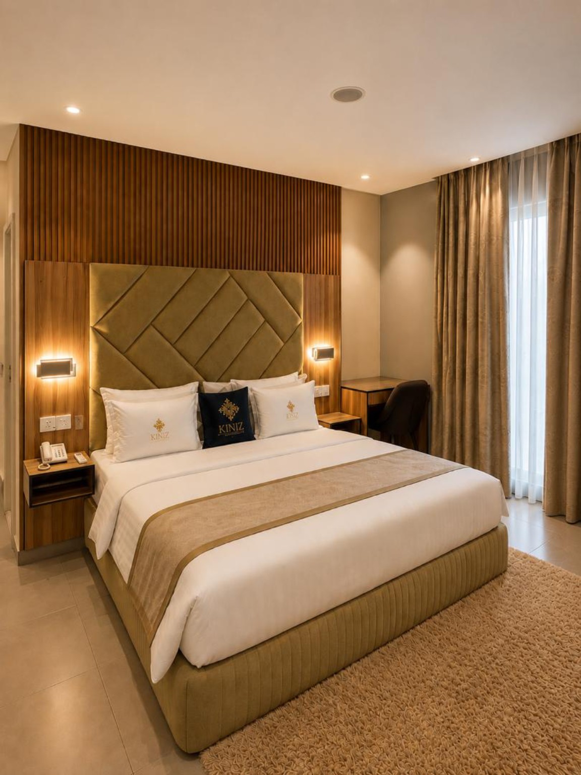 Hotel bedroom at Kiniz